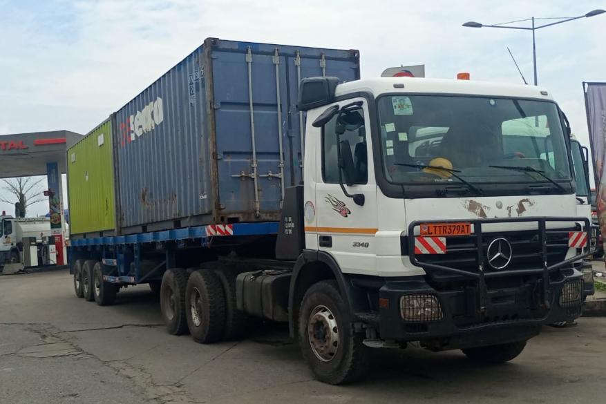 Successful Sea freight shipment to Bangui from Europe